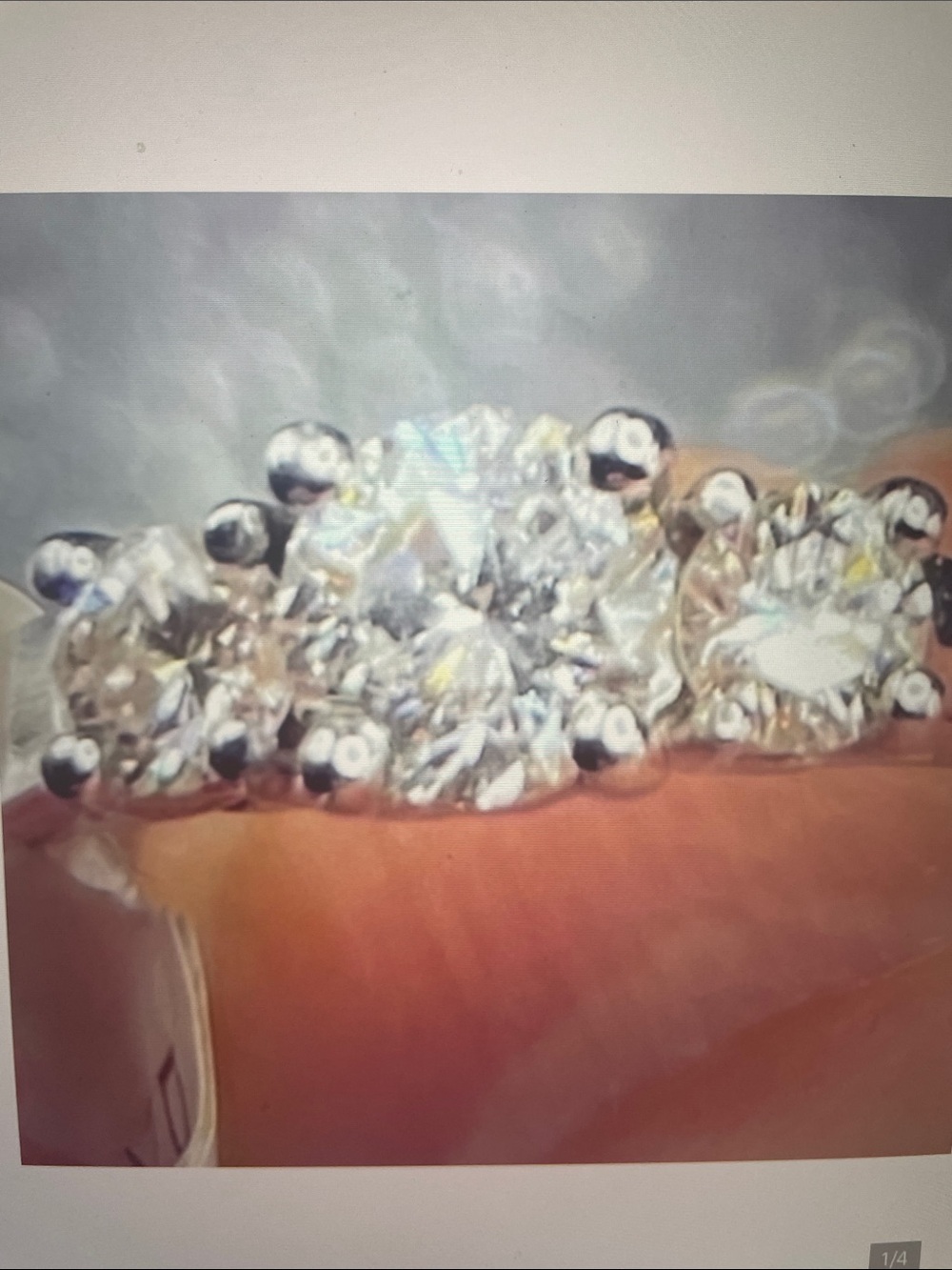 Woman’s Tiffany style Trilogy Natural Diamond Ring